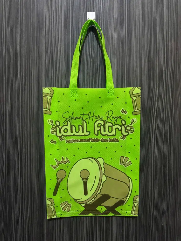 Lipat Samping Spunbond 29x40x8 | Tas Idul Fitri Sembako Kemasan Parcel