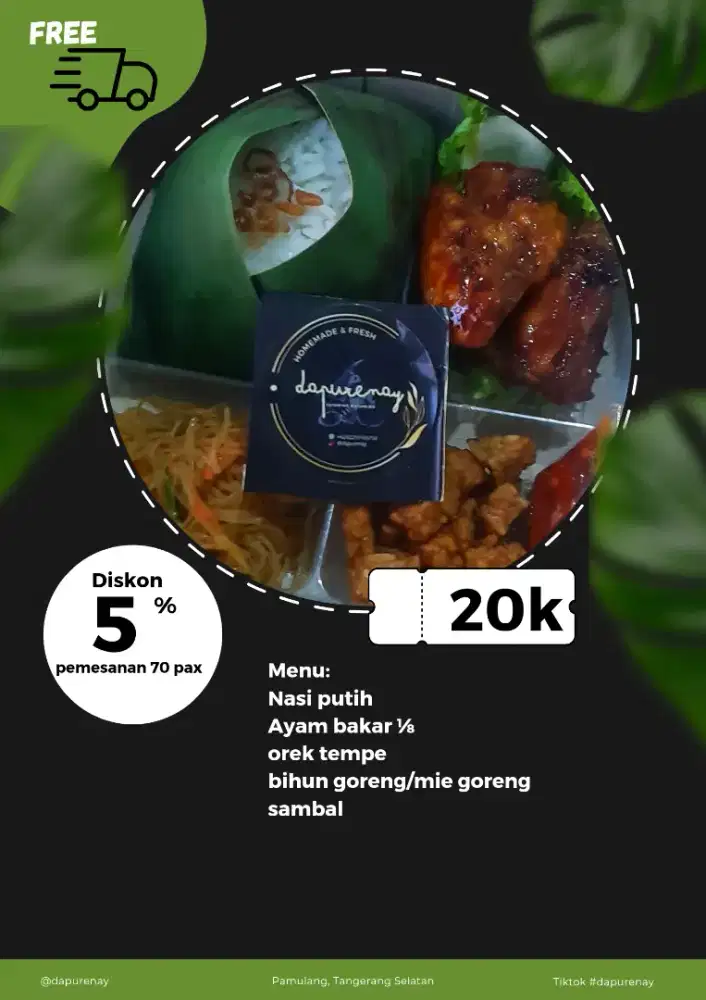 Paket nasi box catering