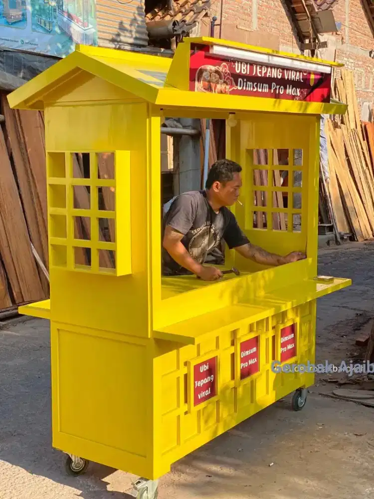 Gerobak booth jepang gerobak dimsum