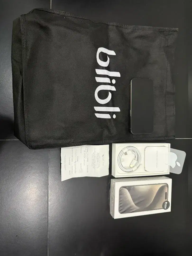 Iphone 15 pro 128gb ex resmi fullset