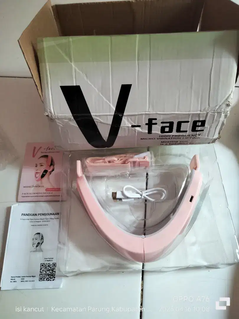 V-face pijit muka