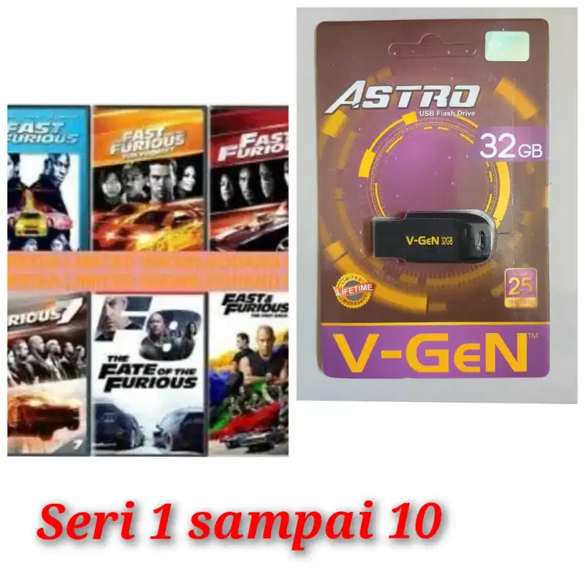 USB Flashdisk Fast & Furious 1 - 10