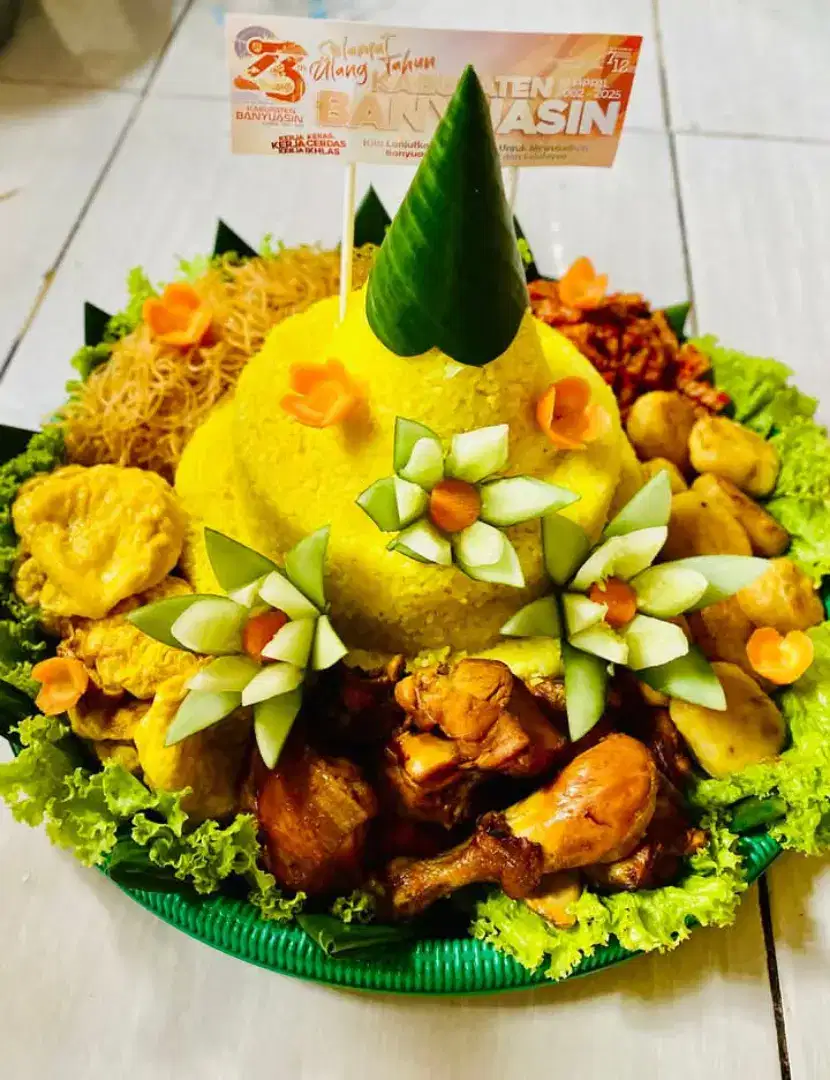 OPEN PO NASI TUMPENG  Untuk 30 Orang HOME MADE