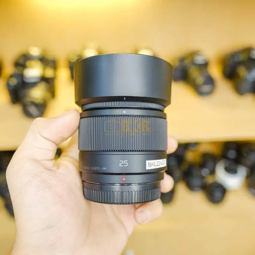 Lensa Lumix 25mm 1.7 Fullset