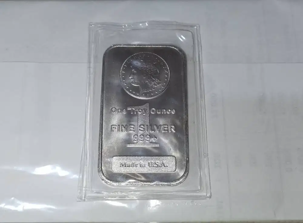 Perak 99,99 murni batangan