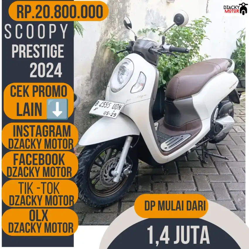 ALL NEW SCOOPY PRESTIGE 2024 SECOND LIKE NEW