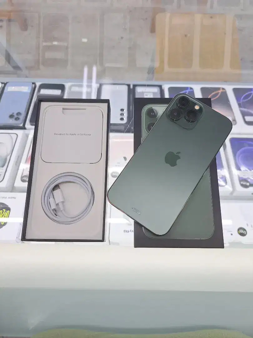 Second IPhone 13 Pro Max 256GB Green Ex IBOX Mulus Like New Nego