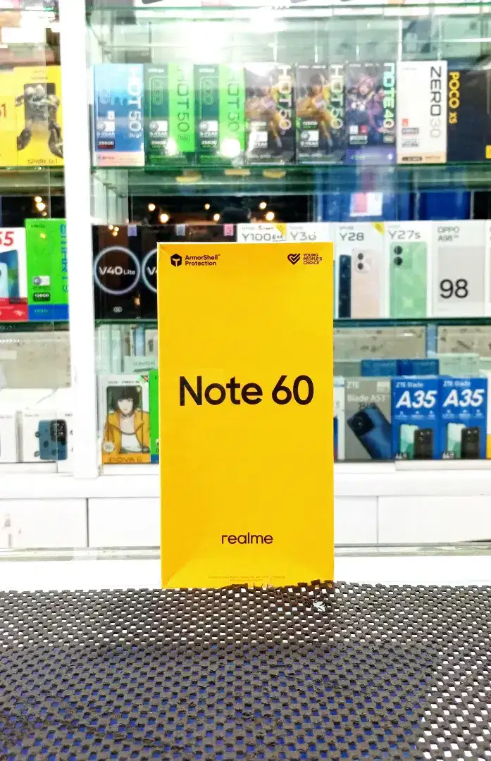 BARU..REALME NOTE 60 RAM 6+6/128 SEG/GARANSI RESMI.