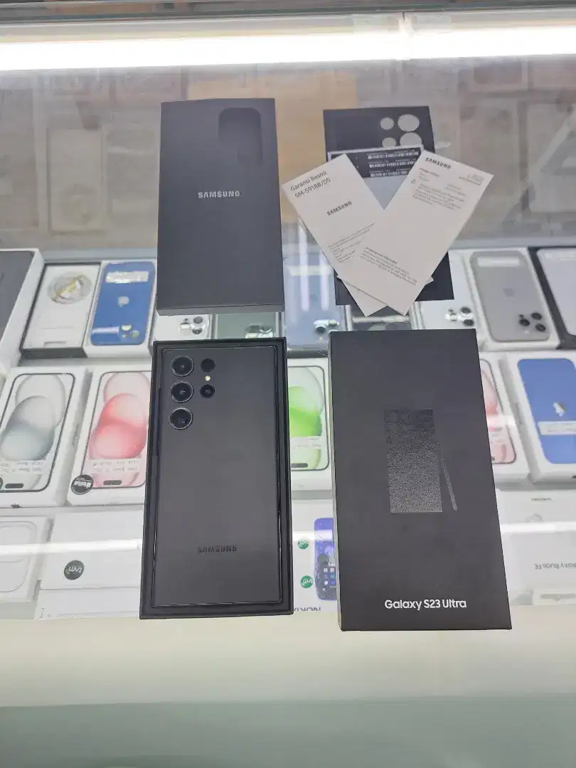 Samsung Galaxy S23 Ultra 12/512GB Black Ex SEIN Mulus Fullset Ori Nego