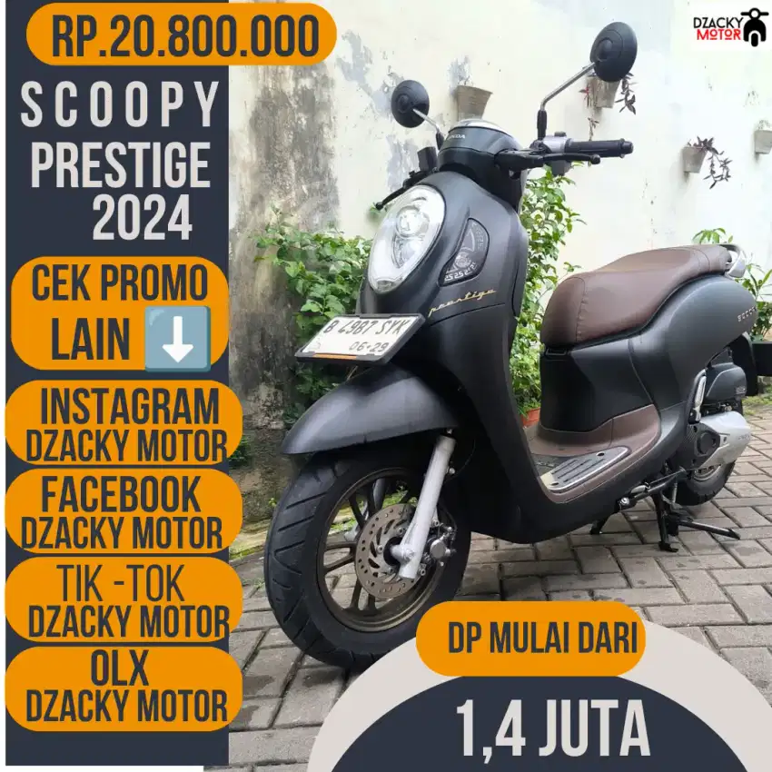 ALL NEW SCOOPY PRESTIGE 2024 SECOND LIKE NEW