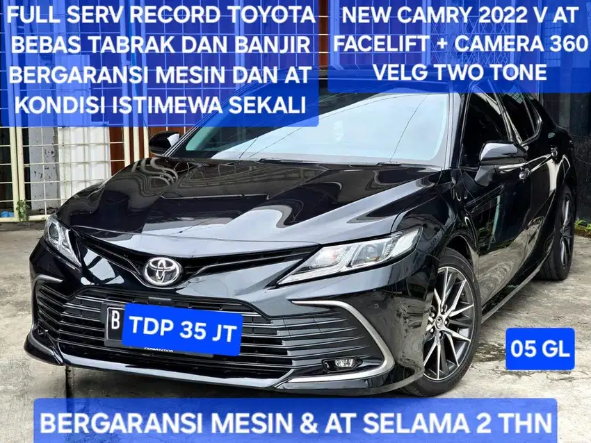Toyota Camry 2022 V Facelift Automatic AT Model 2021 Black 2023 Hitam