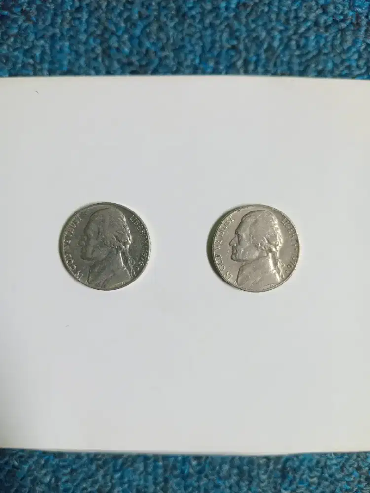 Dijual uang koin five cents tahun 1976