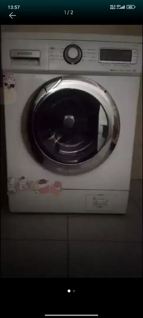 Mesin cuci daewoo dwd f10871