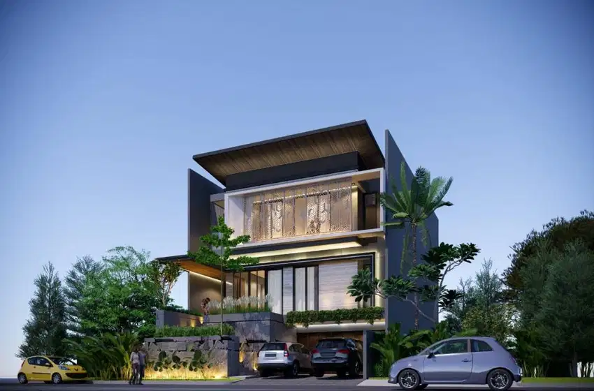 Rumah Lux Baru 3 Lantai Di Citraland Waterfront Surabaya (FF)