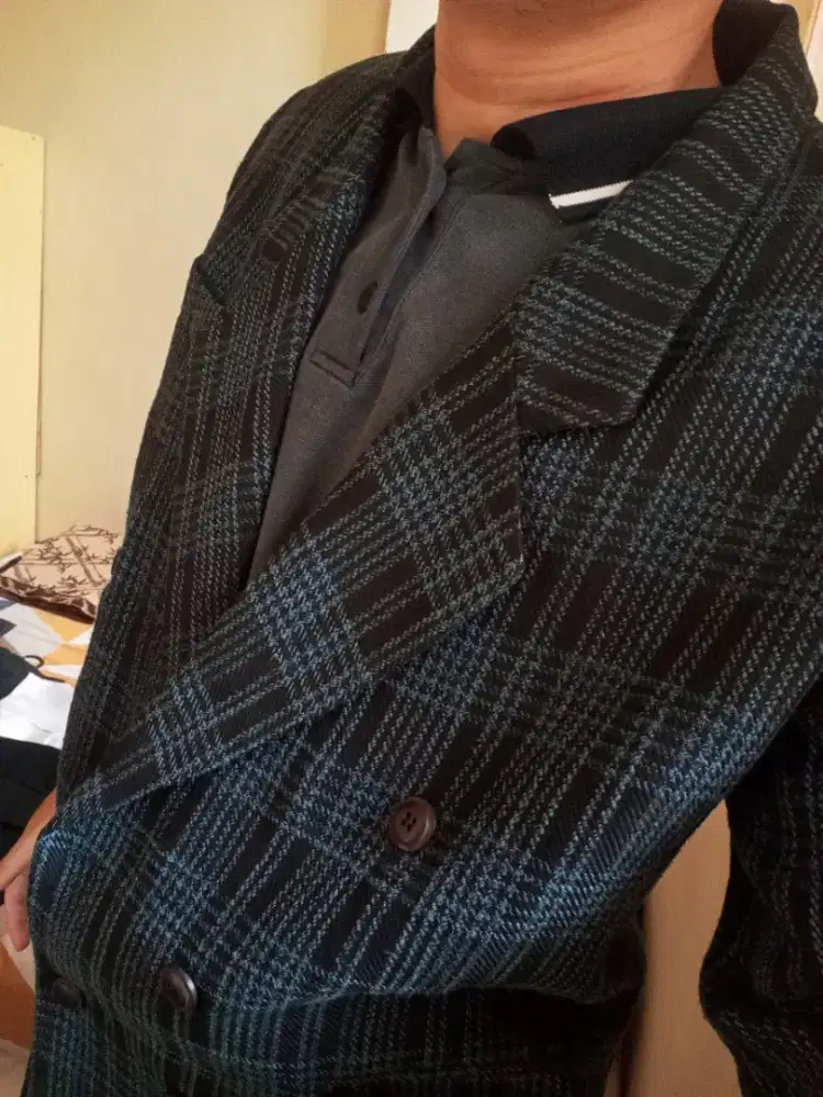 Jass motif garis biru