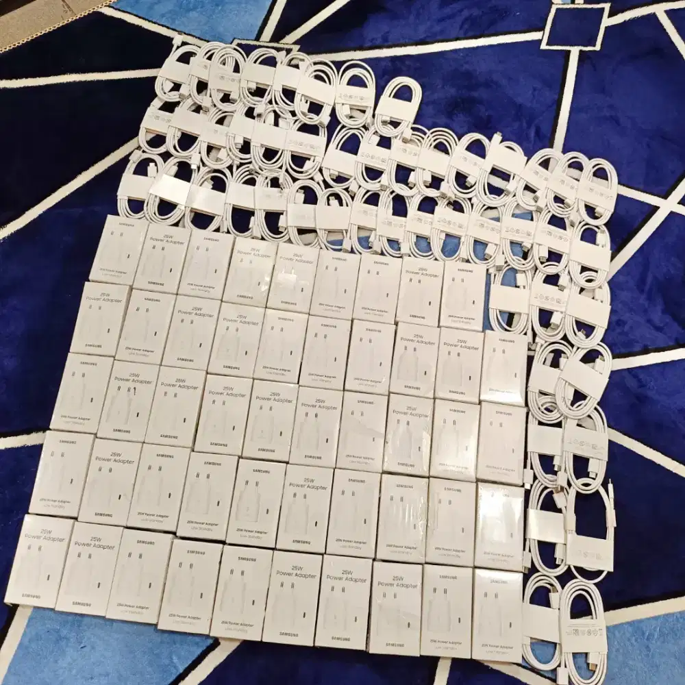 Samsung Charger Adaptor 25 Watt + Kabel C to C Original SEIN Copotan