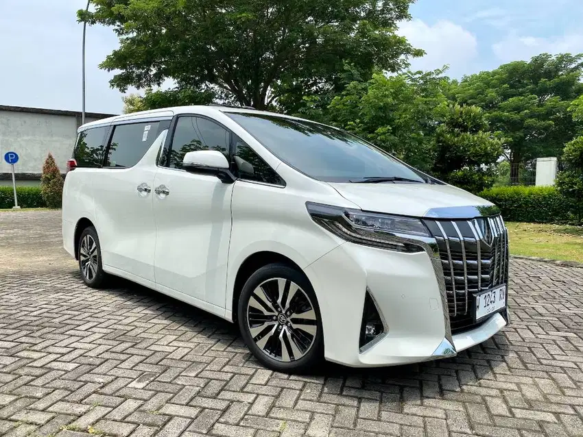 ALPHARD G 2021 ATPM FACELIFT ALPHARD 2021 white ALPHARD TSS sensing