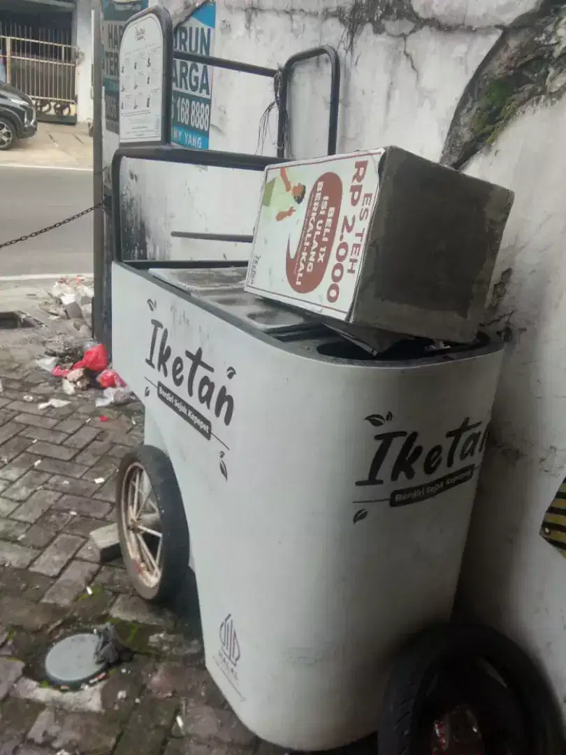 Jual gerobak untuk usaha es teh atau jenis usaha lainya