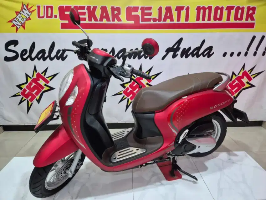 new Scoopy stylish red keyless