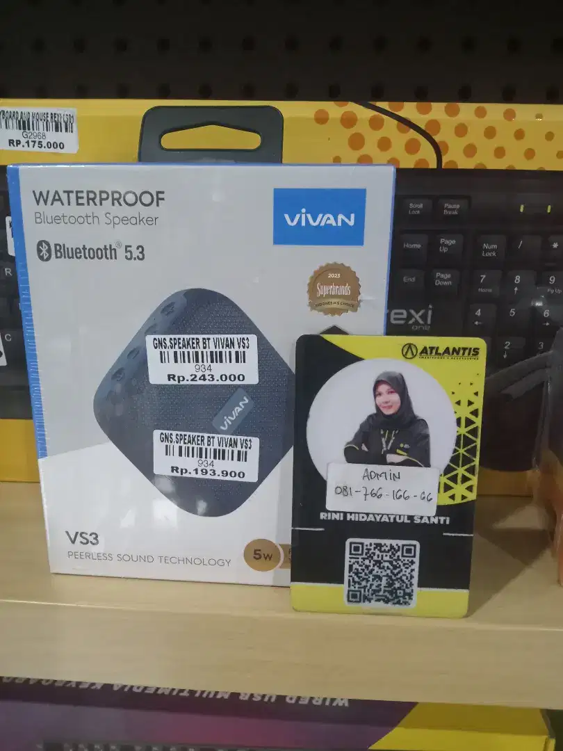 SPEAKER BT VIVAN VS3 | ATLANTIS DAHSYAT