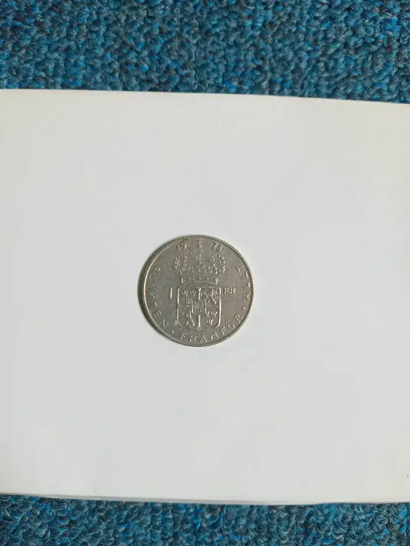 Dijual uang koin 1 kroner tahun 1973