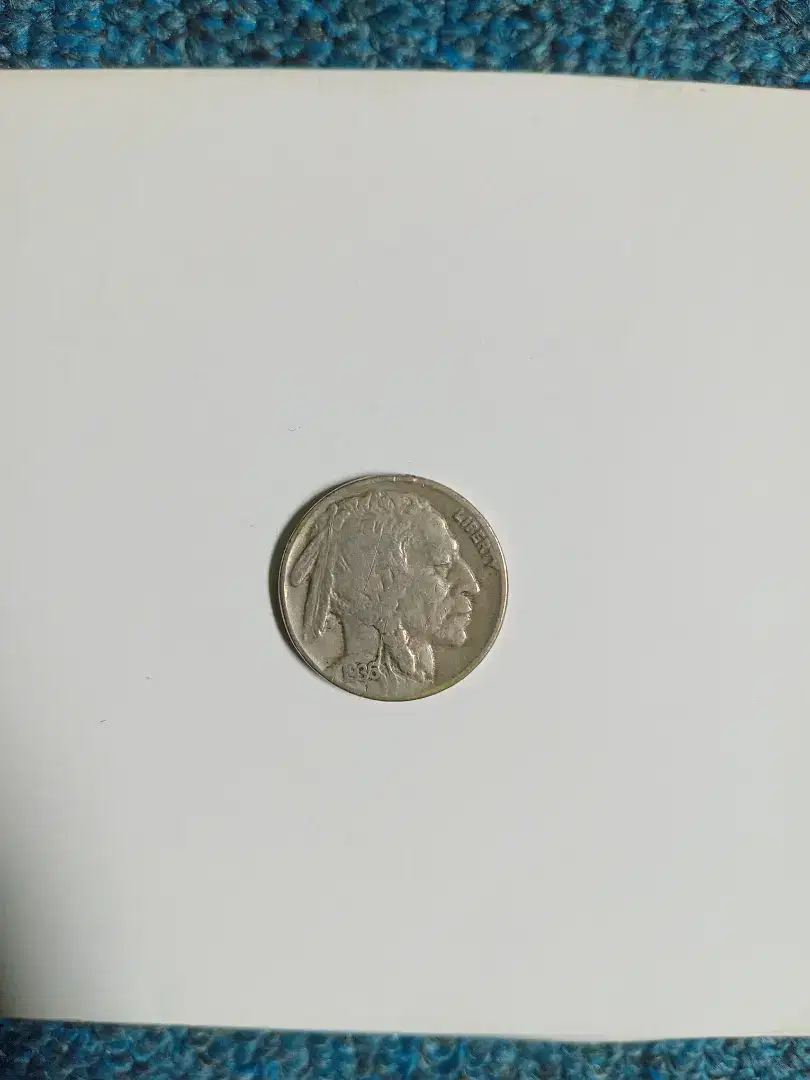 Dijual uang koin five cents tahun 1936