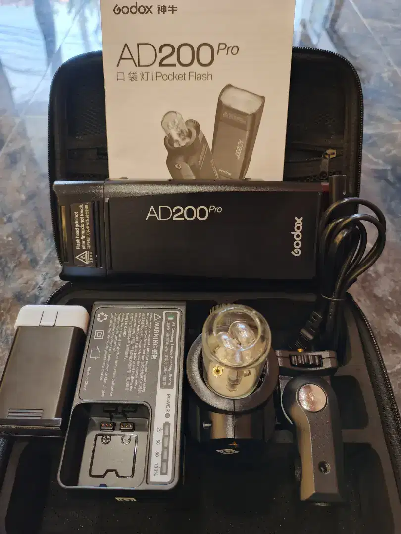 GODOX AD200PRO PORTABEL FLASH LIKE NEW