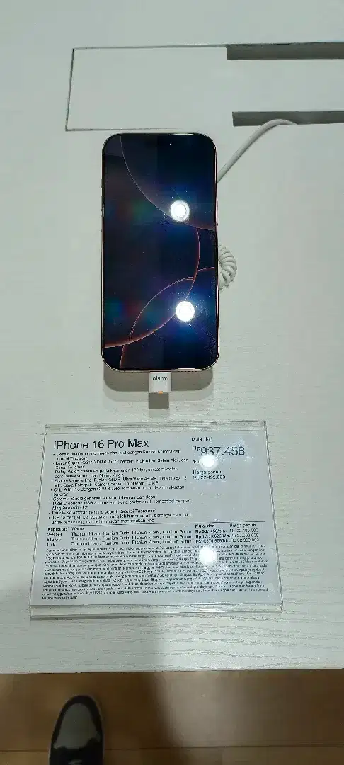 Iphone 16 Pro Max 256GB Garansi Resmi Ibox
