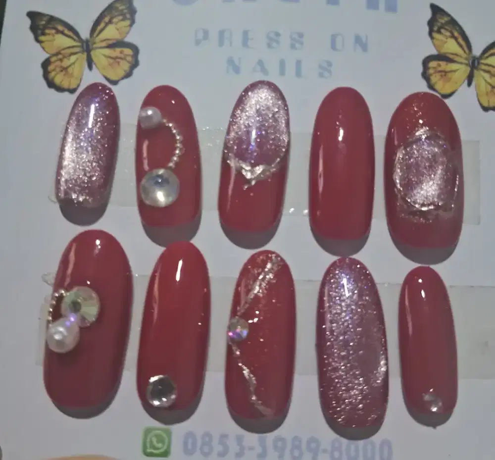 Nail tip include lem n kikir