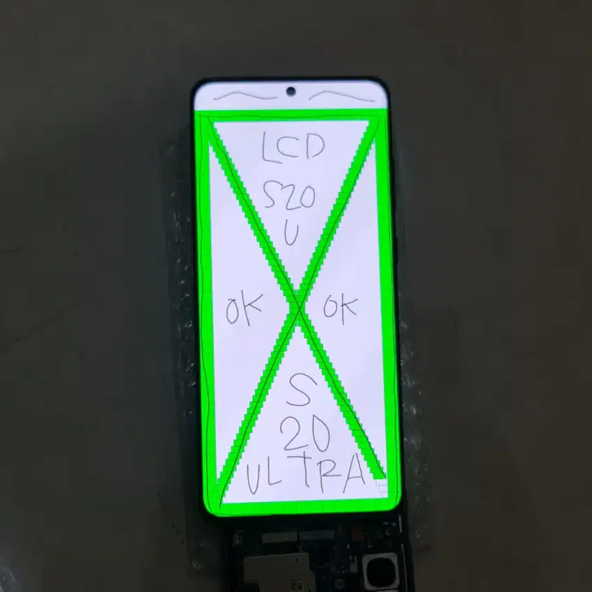LCD SAMSUNG GALAXY S20 ULTRA ORIGINAL 100% FULLSET FRAME WARNA HITAM