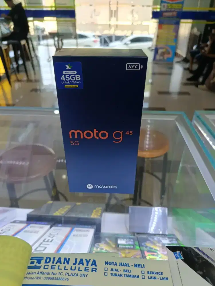 Motorola G45 5G ram 8gb 256gb biru blue green hijau