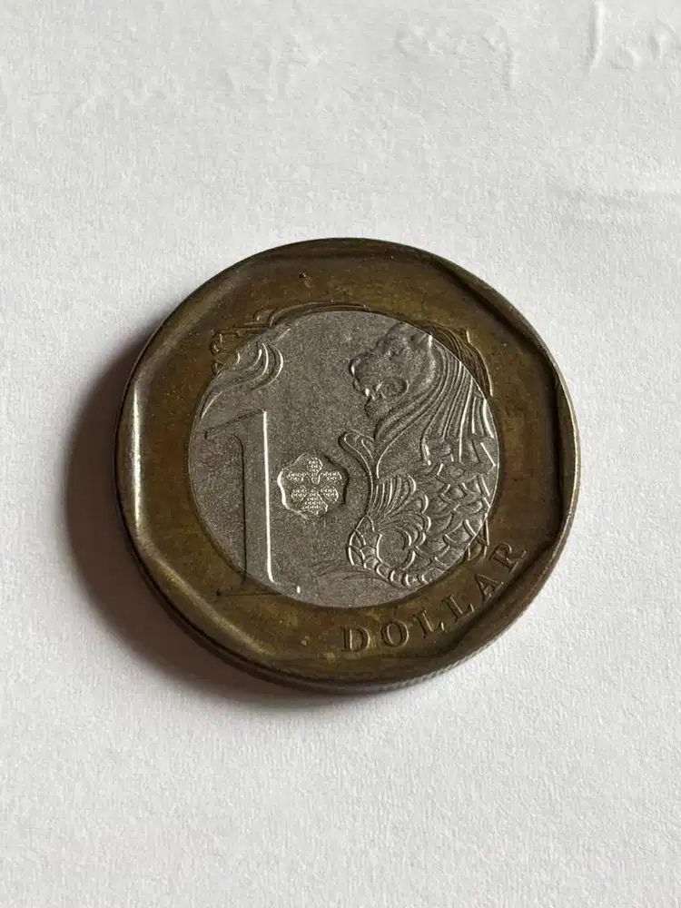 UANG LOGAM 1 DOLAR SINGAPURA 2013
