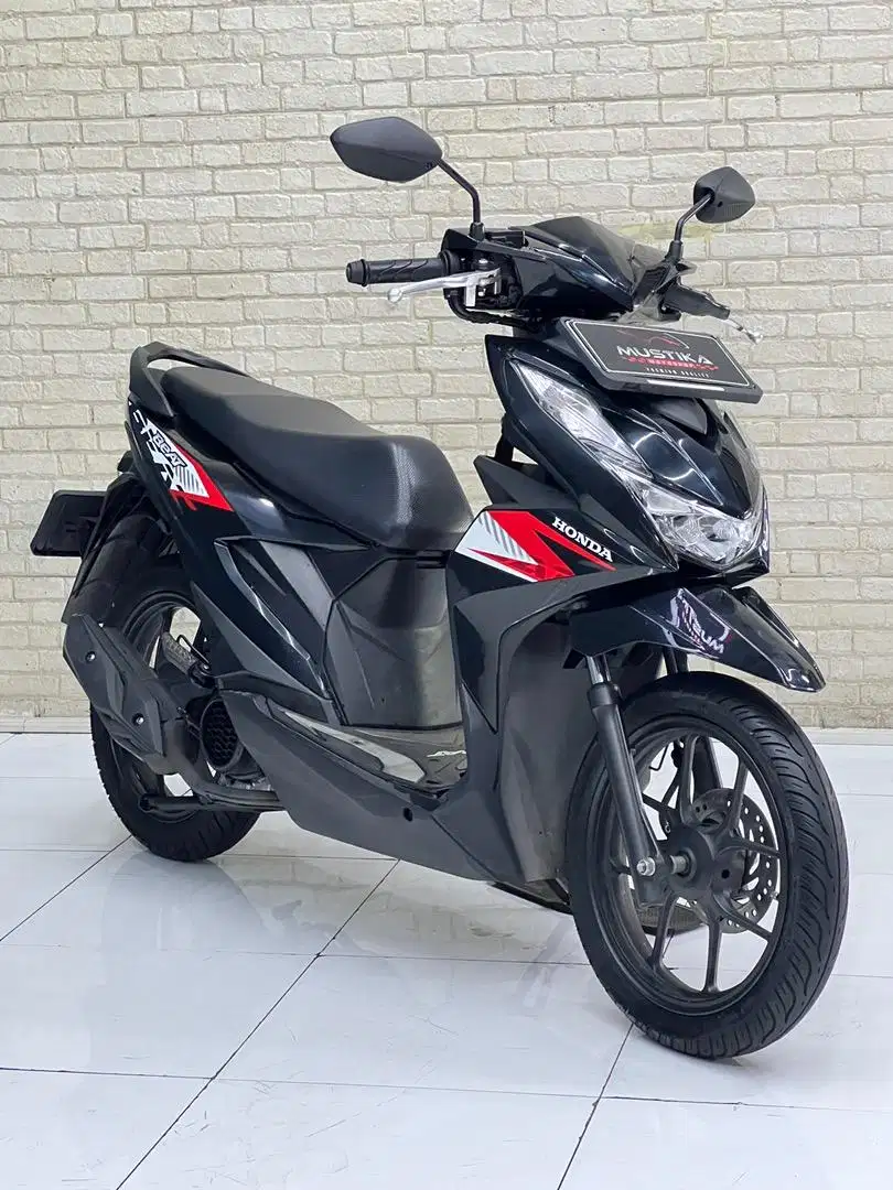PROMO DP 700rb‼️ HONDA BEAT CBS TH 2024 HITAM GLOSSY MULUS PAJAK BARU