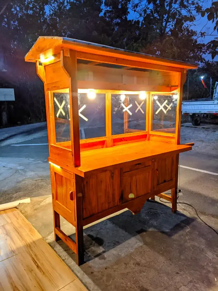 Gerobak Bebek goreng, gerobak angkringan, gerobak nasi goreng, dll