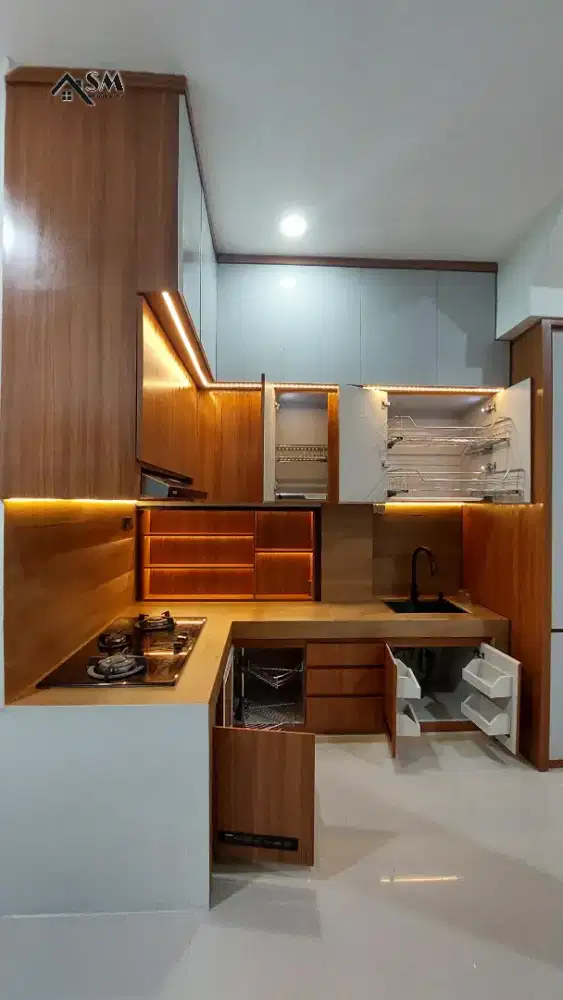 Furniture HPL , Kitchenset , Lemari Pakaian , Backdrop TV , Meja DLL