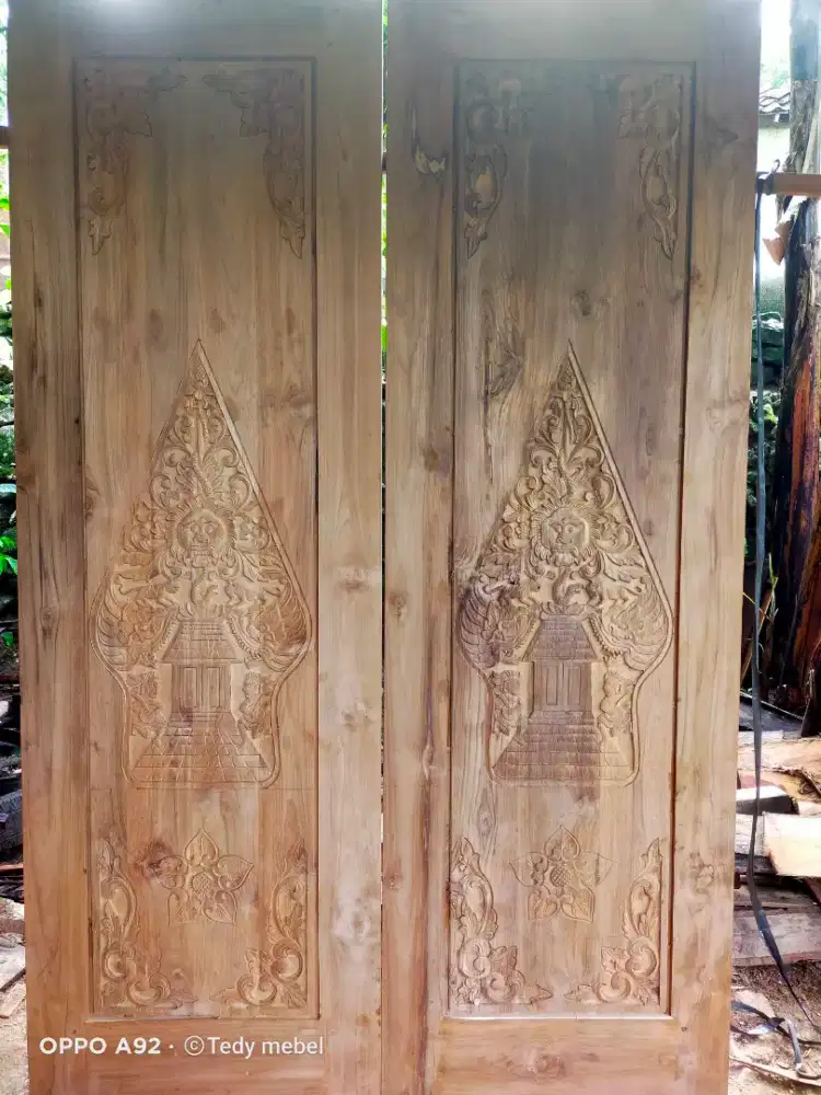 Jual pintu jati perhutani