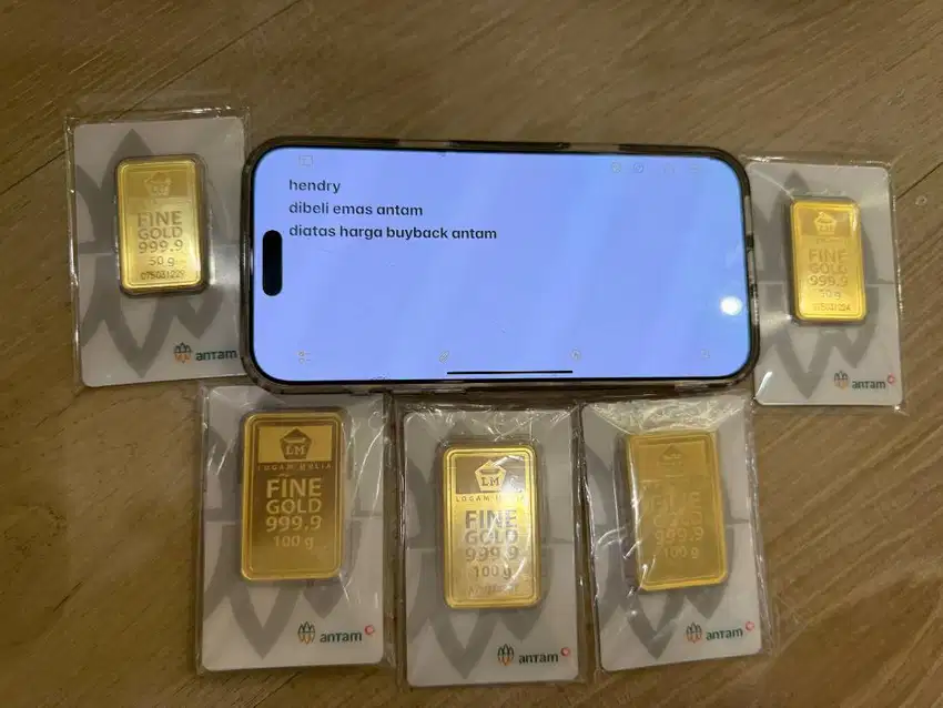 Dibeli Emas LM Di Atas Harga Buyback Antam keping 50 dan 100 gram