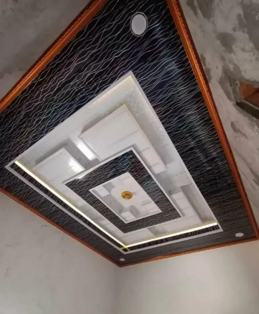 Plafon PVC terpasang