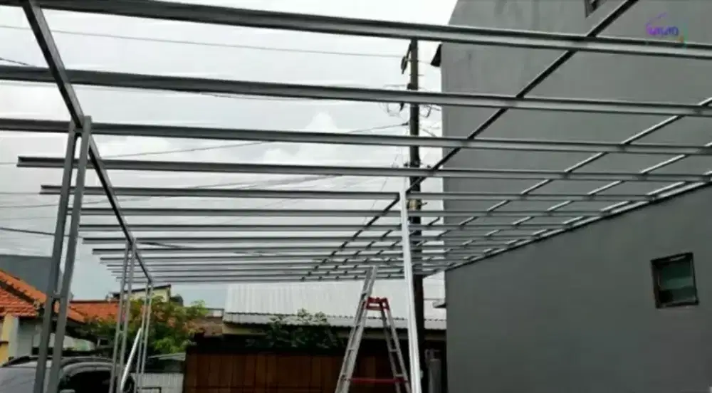 Kanopi baja ringan galvalum dan atap
