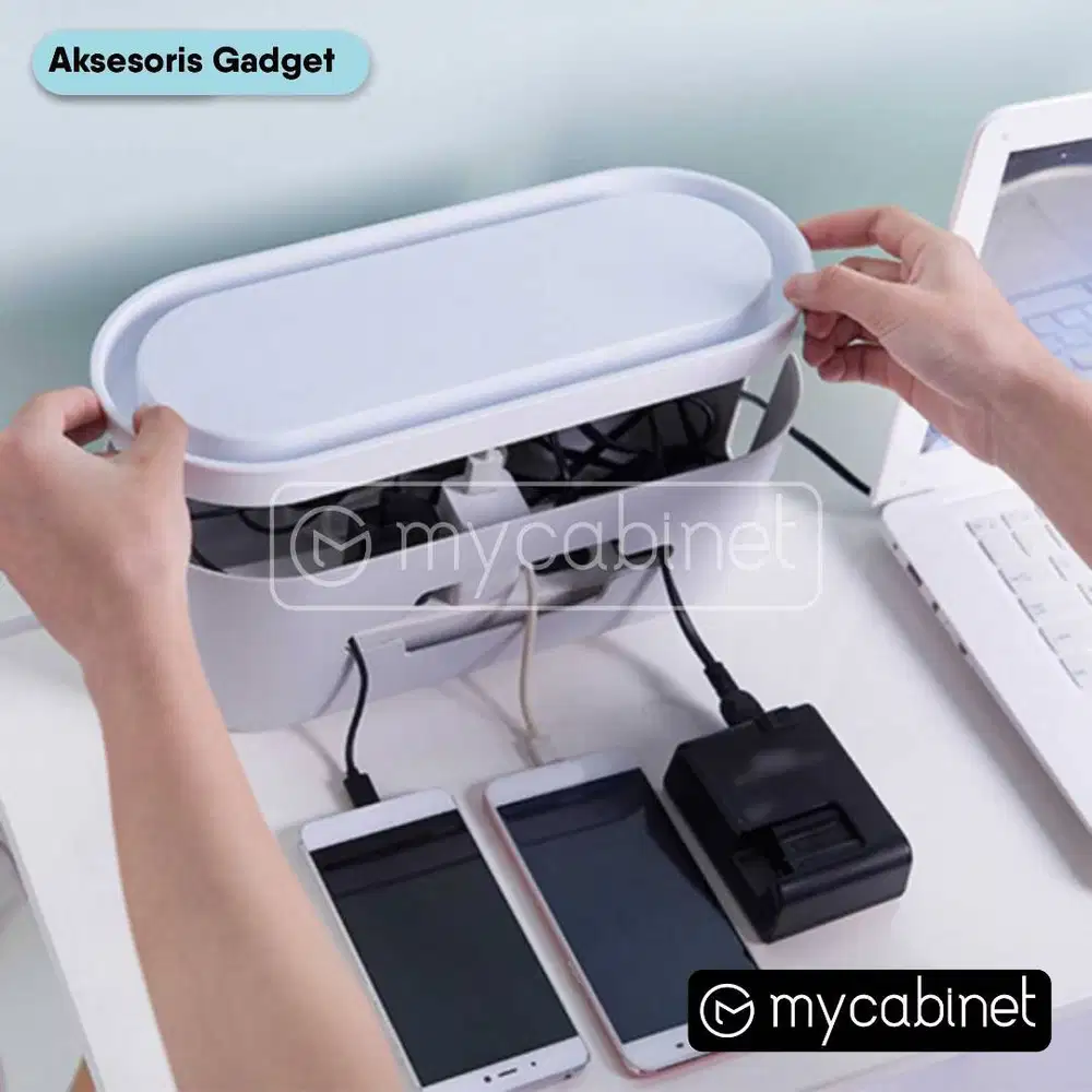 Kotak Organizer Kabel Charger Wire Cable Organizer Box