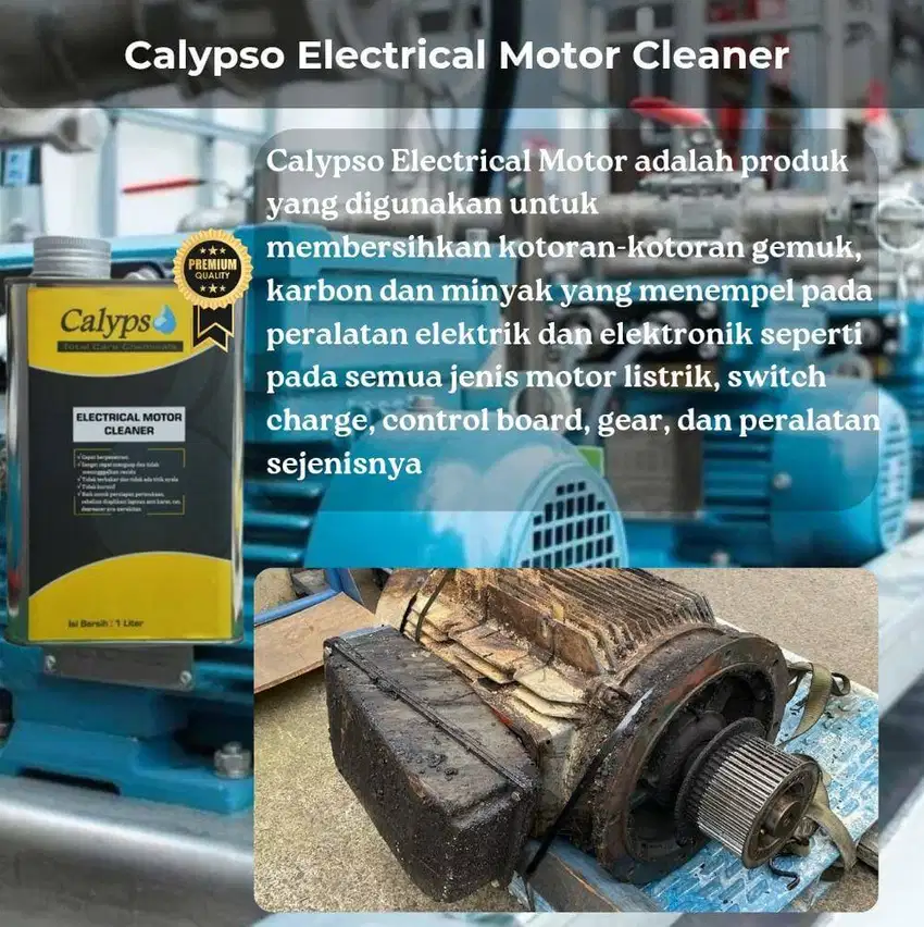 Calypso Electrial Motor Pembersih Motor Listrik Dan Peralatan Listrik