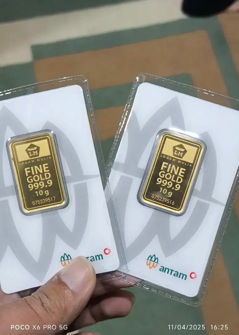 Logam mulia emas antam 10gr tahun 2025