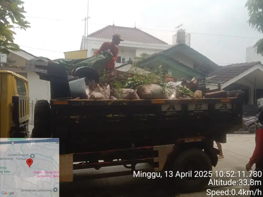 Urugan puing tanah merah campur Pengurugan tanah