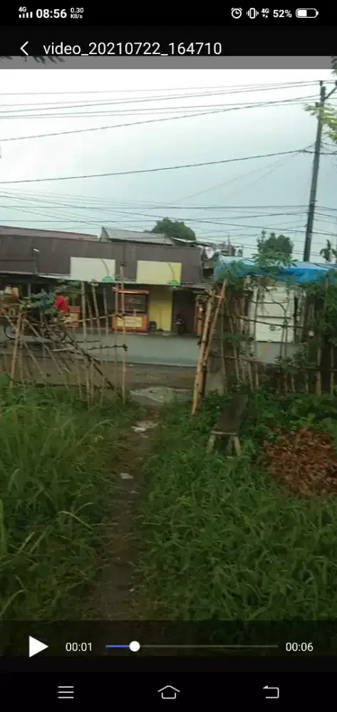 Dijual tanah murah pasar besar denai