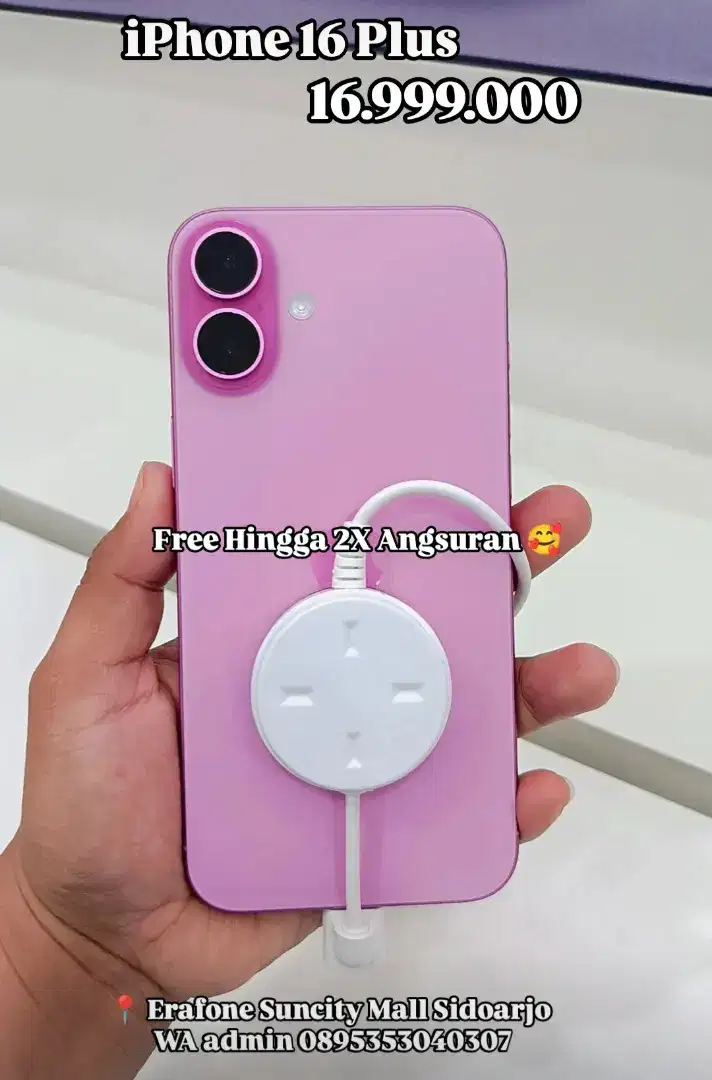 iPhone 16 Cicilan DP & Bunga Mulai 0% Syarat Cukup KTP