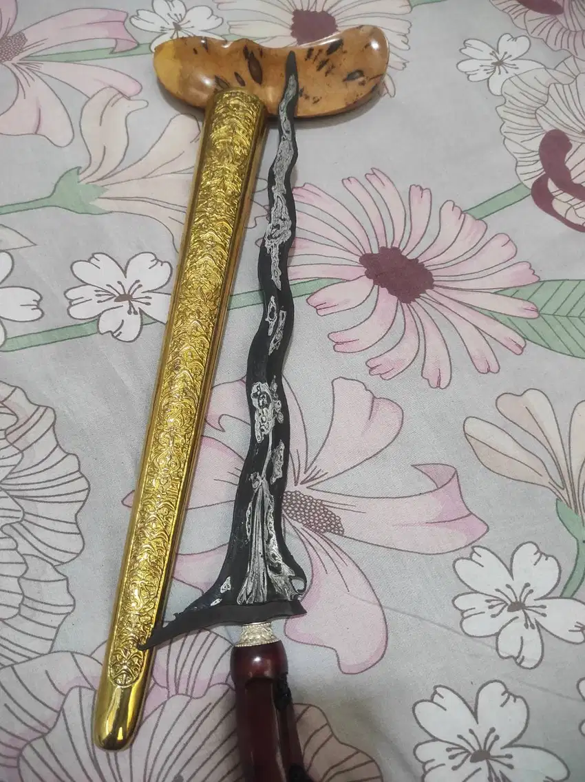 keris luk 11 sabuk inten Demak ori sepuh langka ngelap lintah