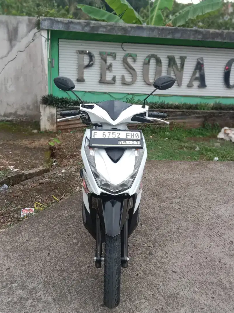Nia:BEAT CBS PLUS PLAT F KAB PAJAK HIDUP MOTOR BERGARANSI TERAWAT