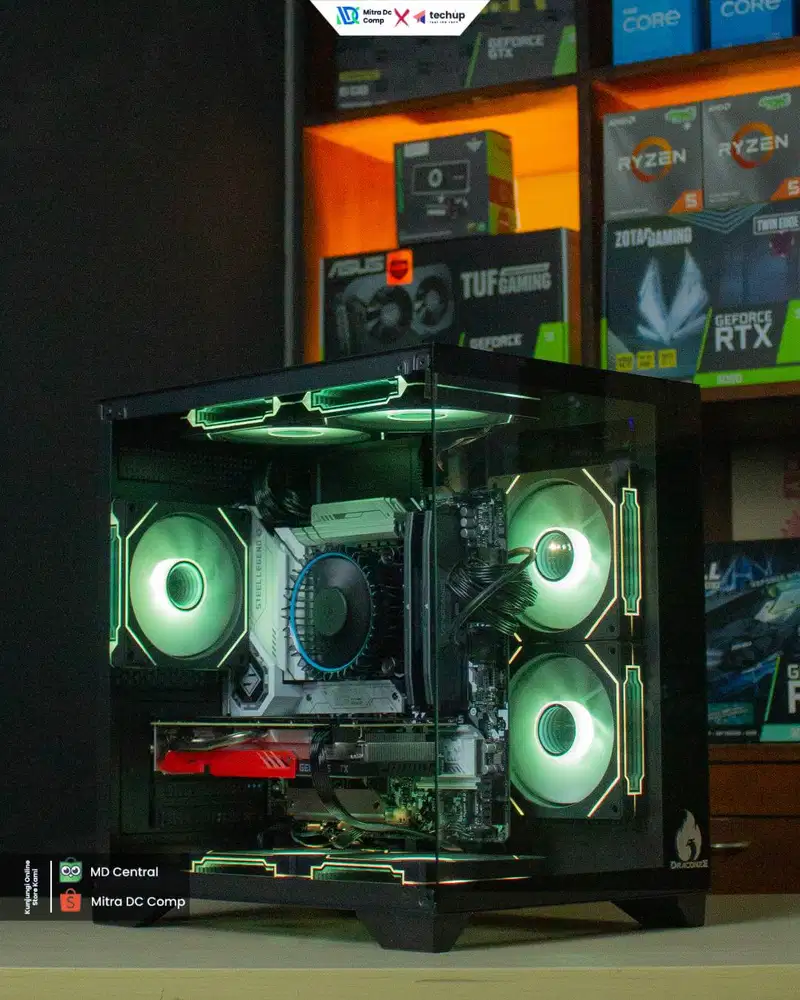 PC Rakitan Gaming Intel Core i3 14100F RAM 16GB VGA RTX 4060