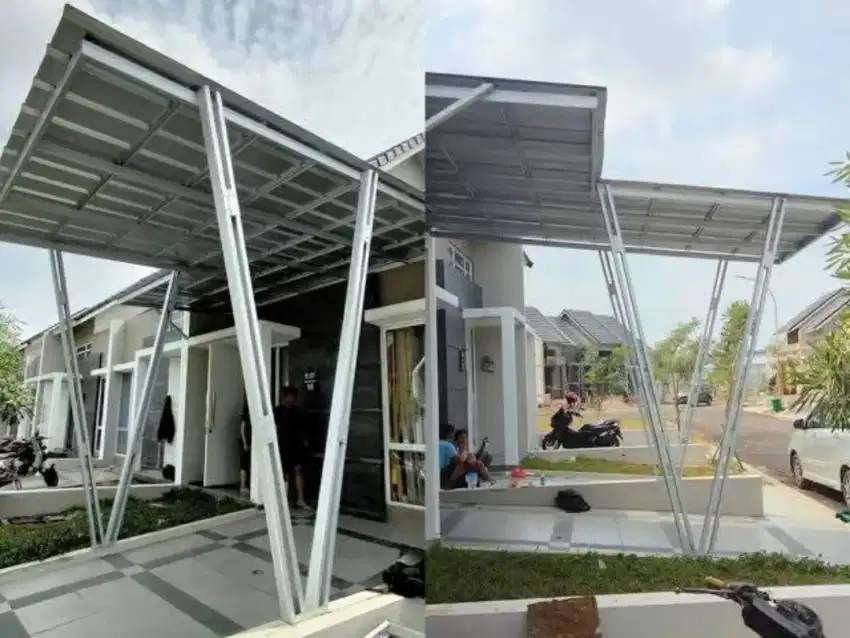 Pemasangan kanopy terpasang