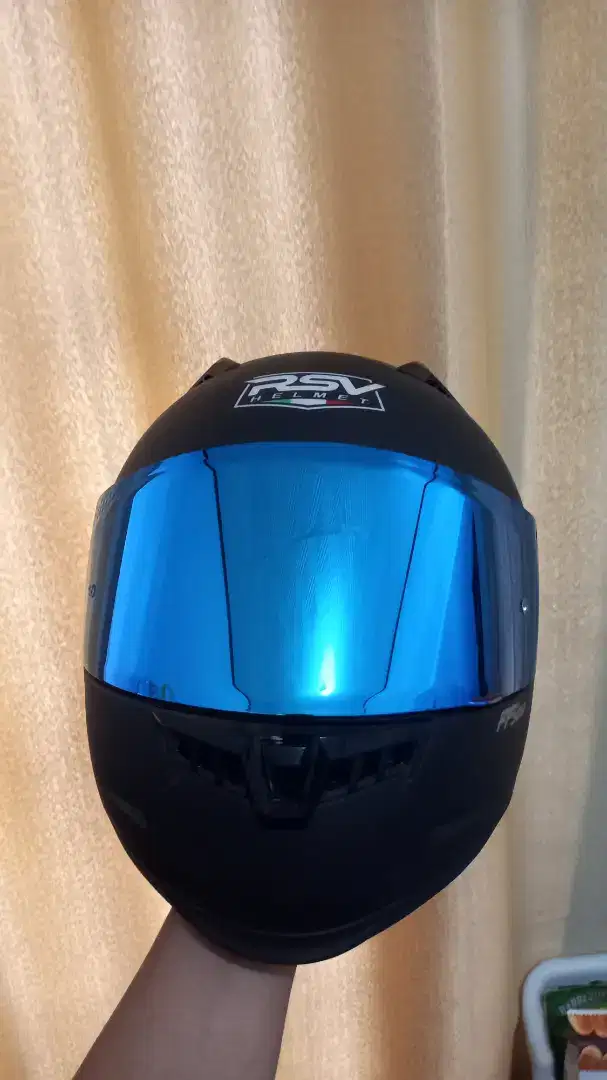 Helm Full Face RSV Ff500 Paket Ganteng Doff, second like new ukuran M